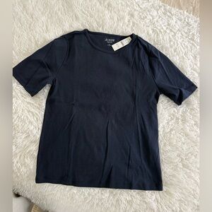 J.Crew Perfect Fit Navy Crewneck Tee – Size L – NWT